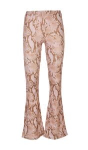 Image of Flared Jersey Patterned Trousers with Elasticated Waistband (Guess)