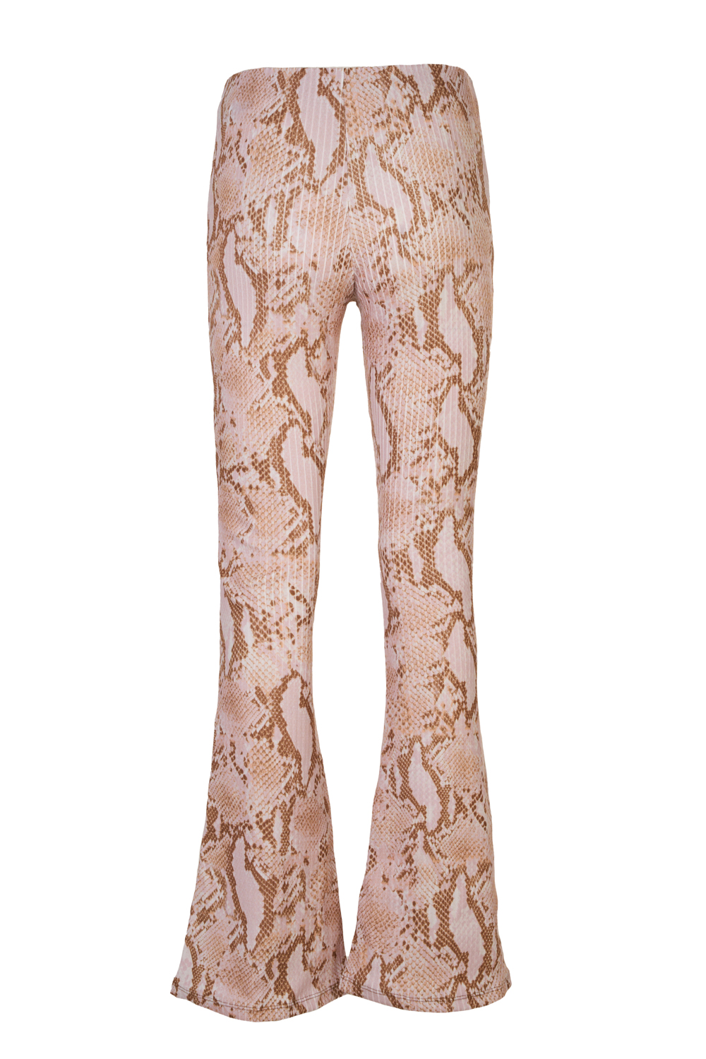 Flared Jersey Patterned Trousers with Elasticated Waistband (Guess)