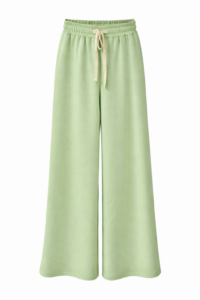 Image of Soft Wide Legged Sweatpants with Waist Tying Detail – Alexandre Laurent