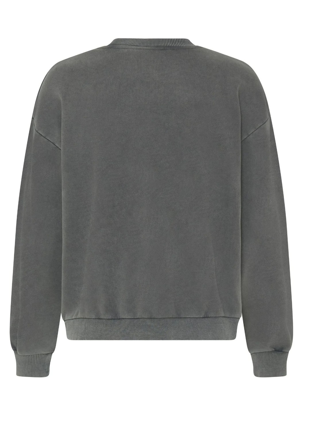 Boxy Sweatshirt with Front Floral Detail – Ichi