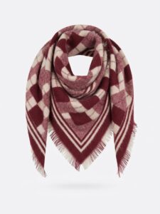 Image of Wooly Triangle Argyle Stole – Vimoda