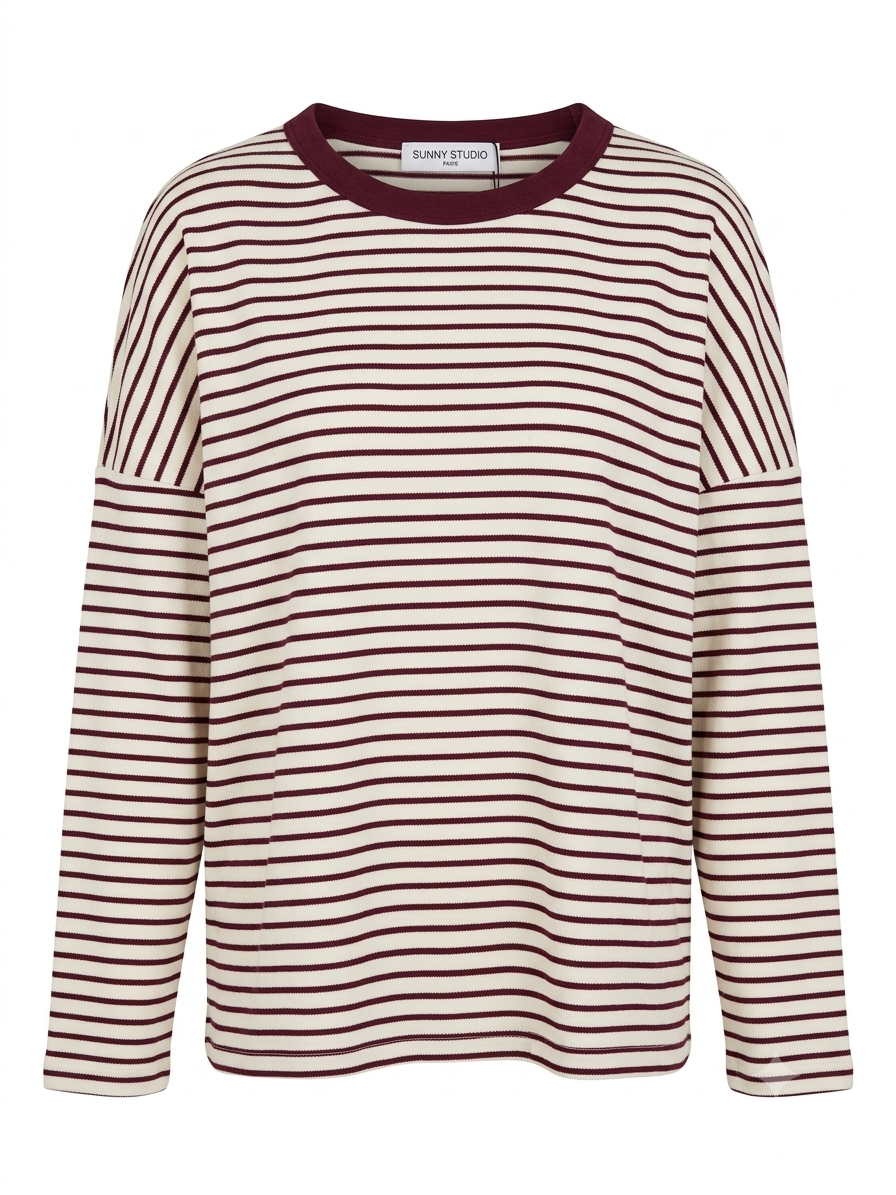 Slouchy Striped Blouse – Sunny Studio