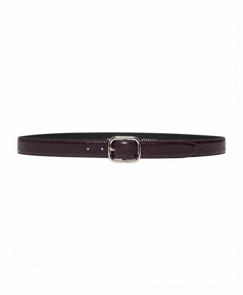 Leather Belt with Metal Buckle – Marella