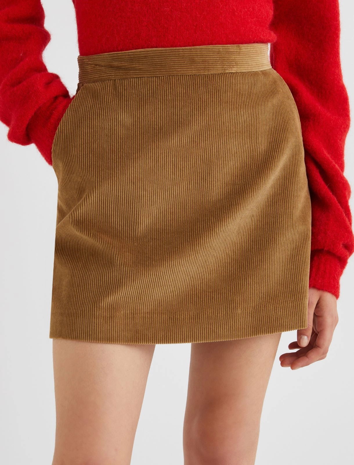 A-Line Corduroy Mini Skirt – Marella