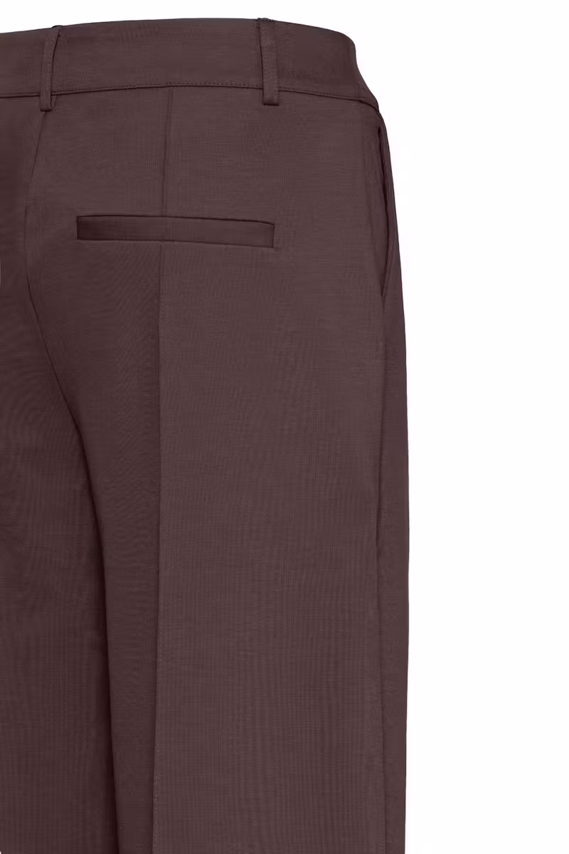 Jersey Trousers with Front Seam and Side Pockets – Ichi