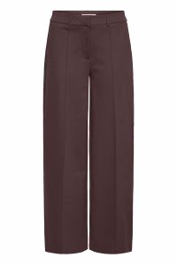 Image of Jersey Trousers with Front Seam and Side Pockets – Ichi