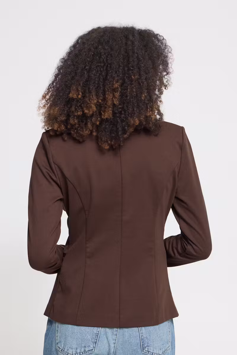 Short Soft Curved Jersey Jacket  – Ichi