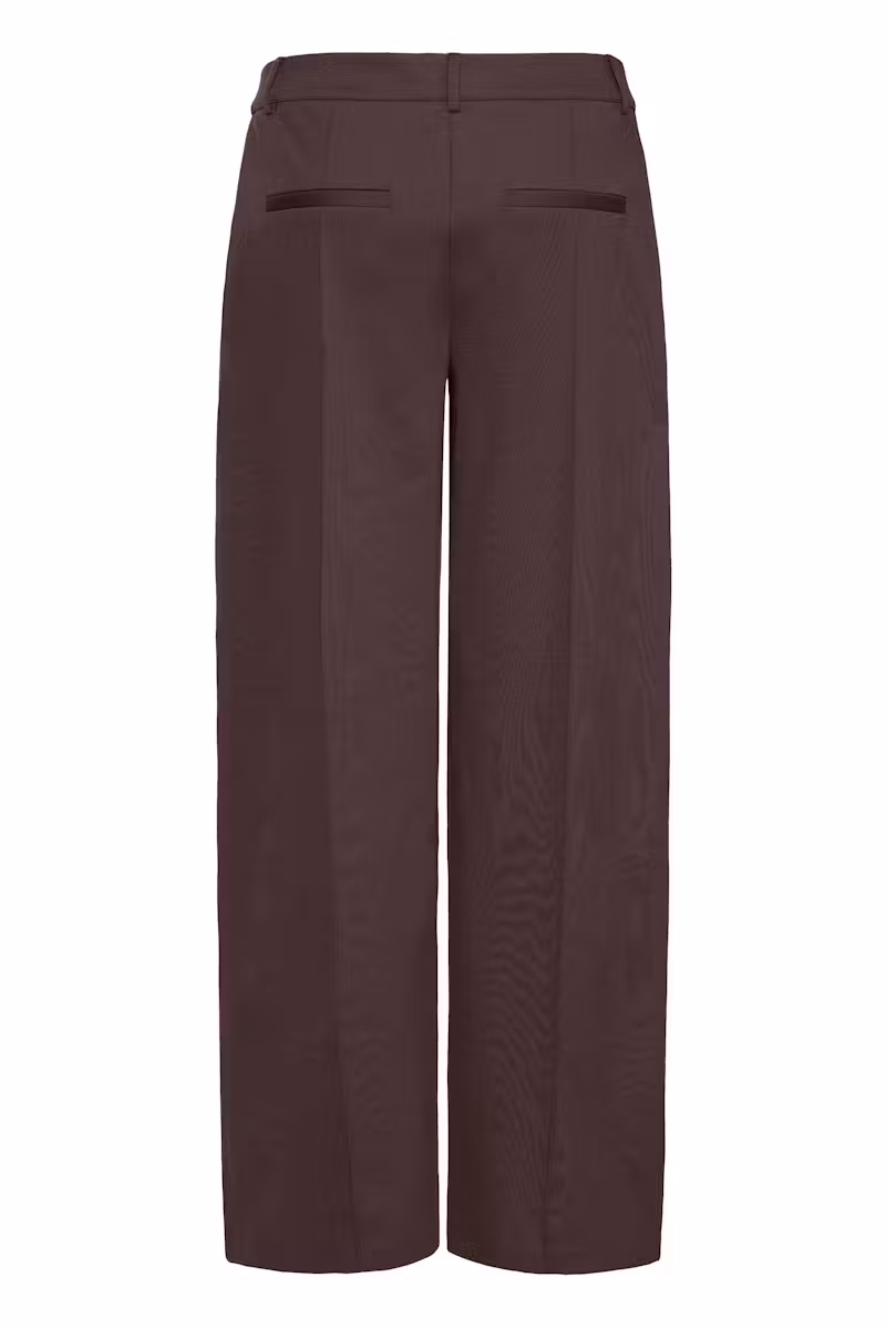Jersey Trousers with Front Seam and Side Pockets – Ichi