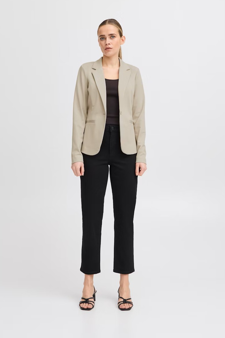 Short Soft Curved Jersey Jacket  – Ichi