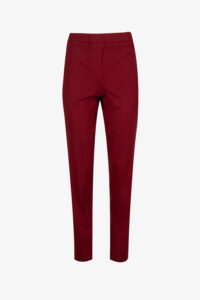 Image of Staight Jersey Trousers with Elasticated Waistband – Elena Miro