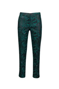 Image of Snakeskin Sheeny Cigarette Trousers with Turnups