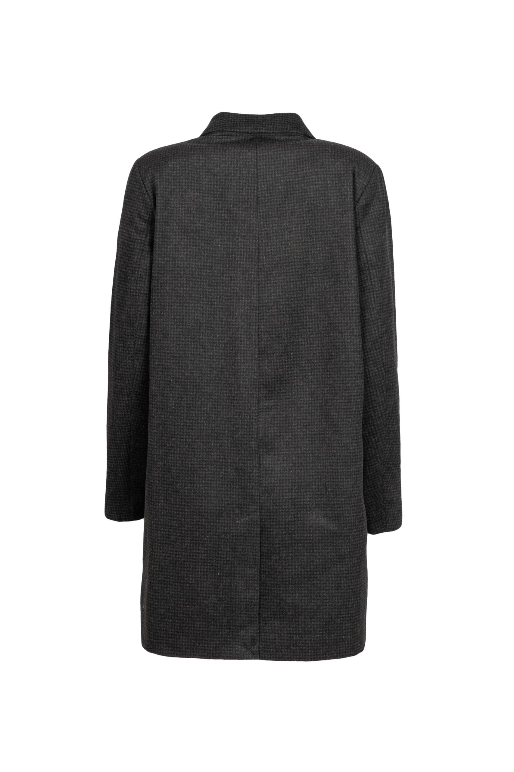 Self Weave Double Breasted Duster Coat