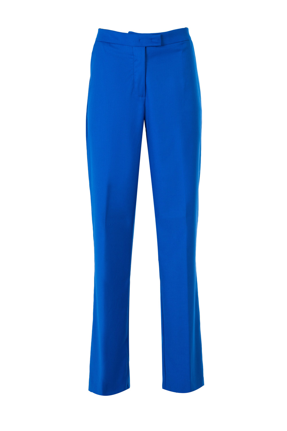 High Waist Tailored Straight Trousers