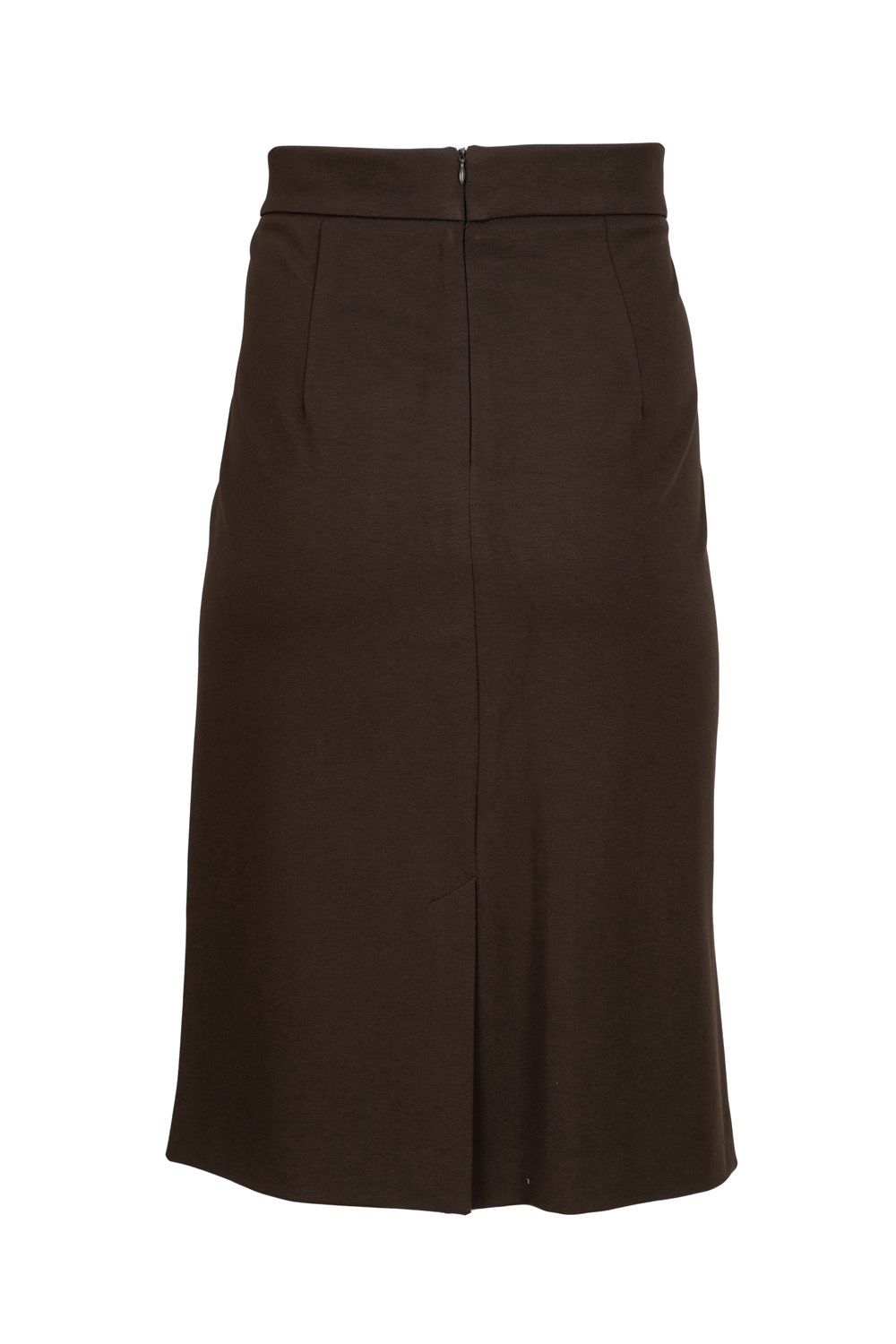 Straight Midi Jersey Skirt