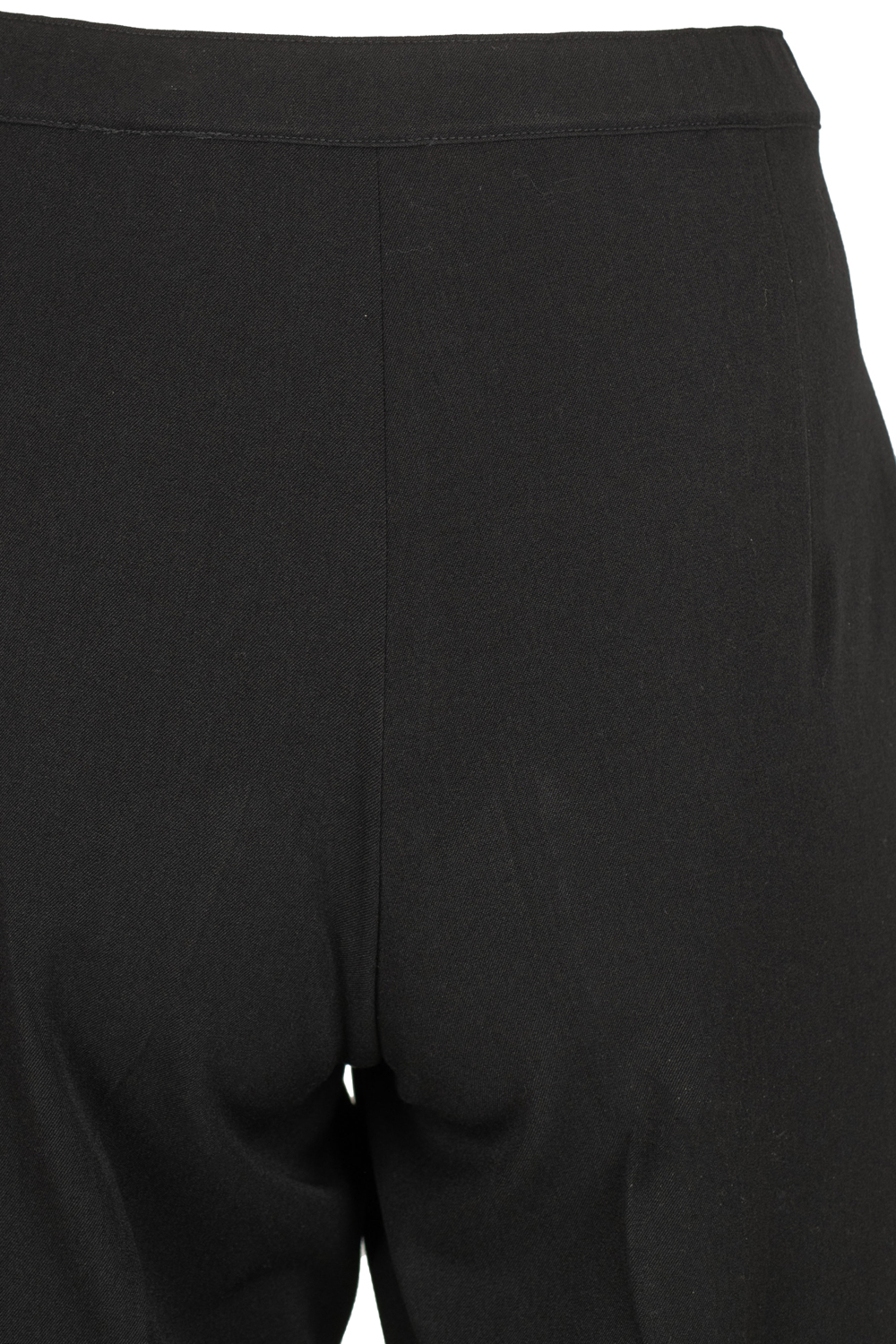 Straight Regular Long Trousers with Elasticated Back Band