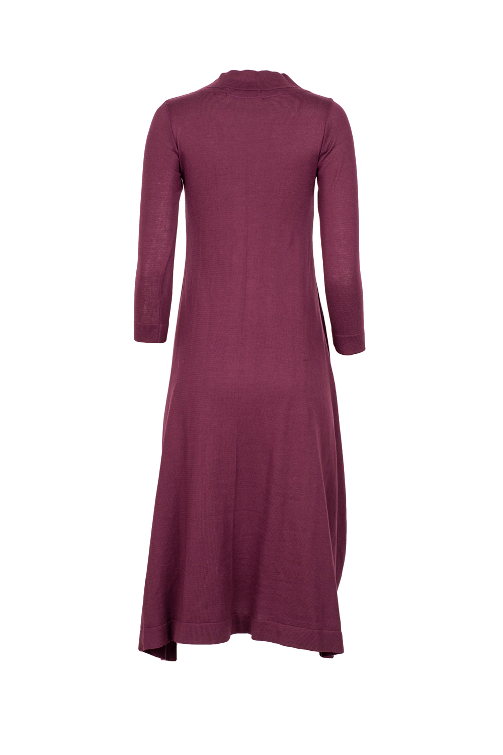 Polo Neck Cotton Jersey Long Waisted Polymorphic Dress