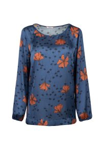 Image of Long Floral Blouse