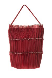 Image of Handmade Large Pleated and Ruffled Pouch