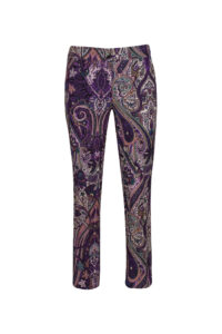 Image of 7/8 Cigarette Paisley Trousers