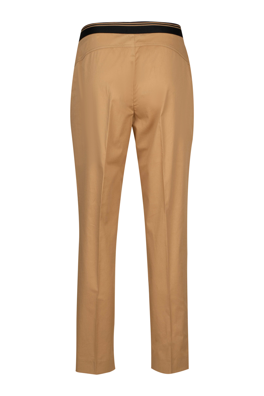 7/8 Cotton Trousers with Elasticated Back Waistband