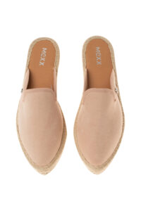 Image of Suede and Cord Flat Mules
