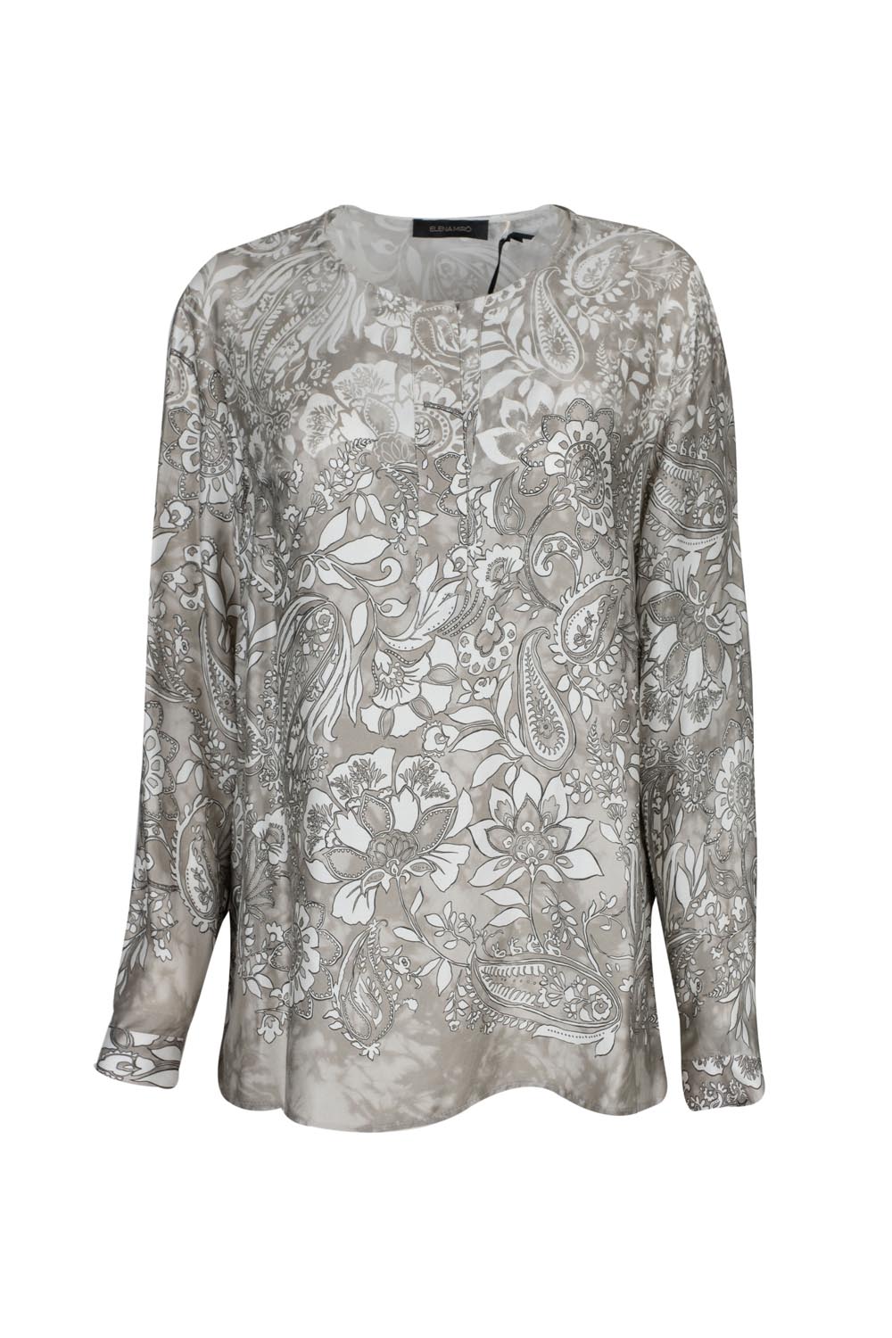 Silky Patterned Tunic