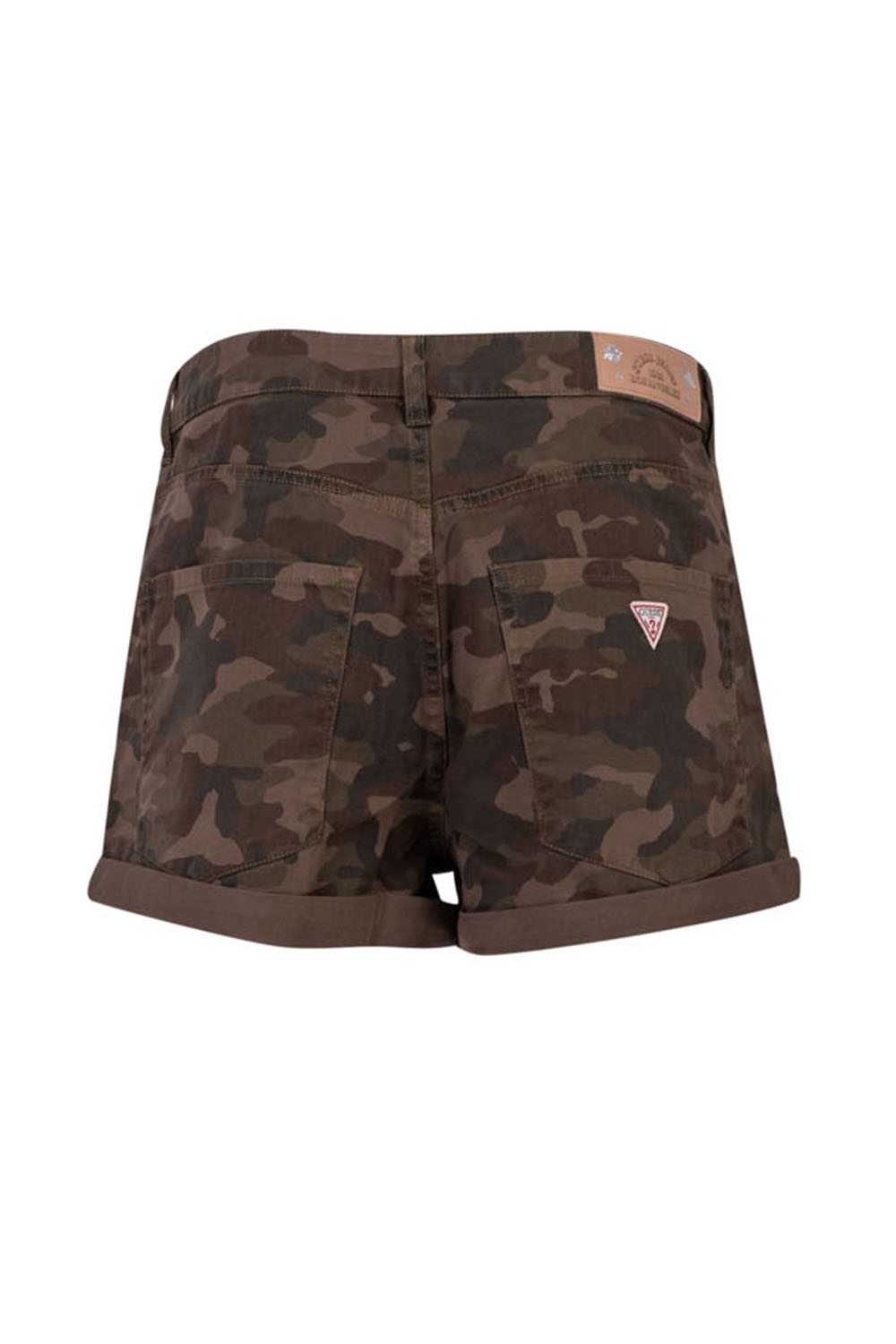 Utility Camouflage Mini Shorts