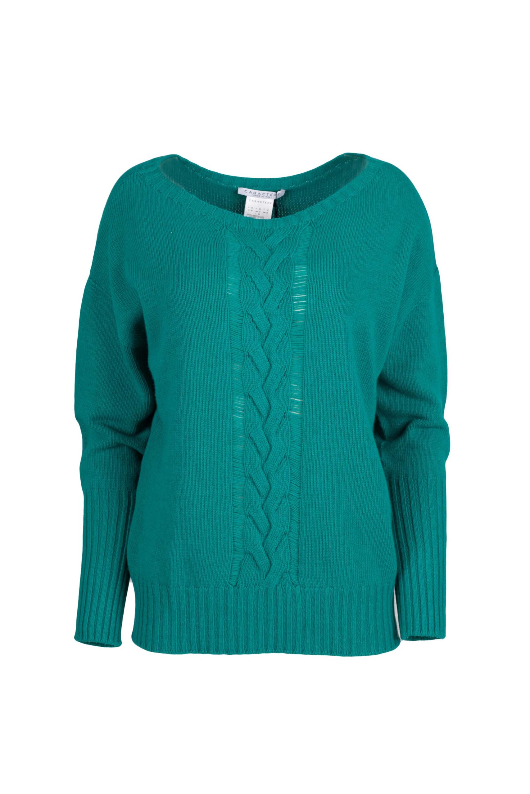 Sweater with Cable Front Detail