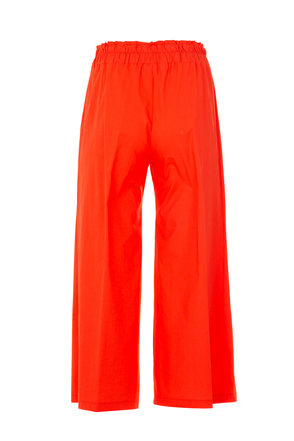 Cropped Utility Style Trousers with Elasticated Waistband