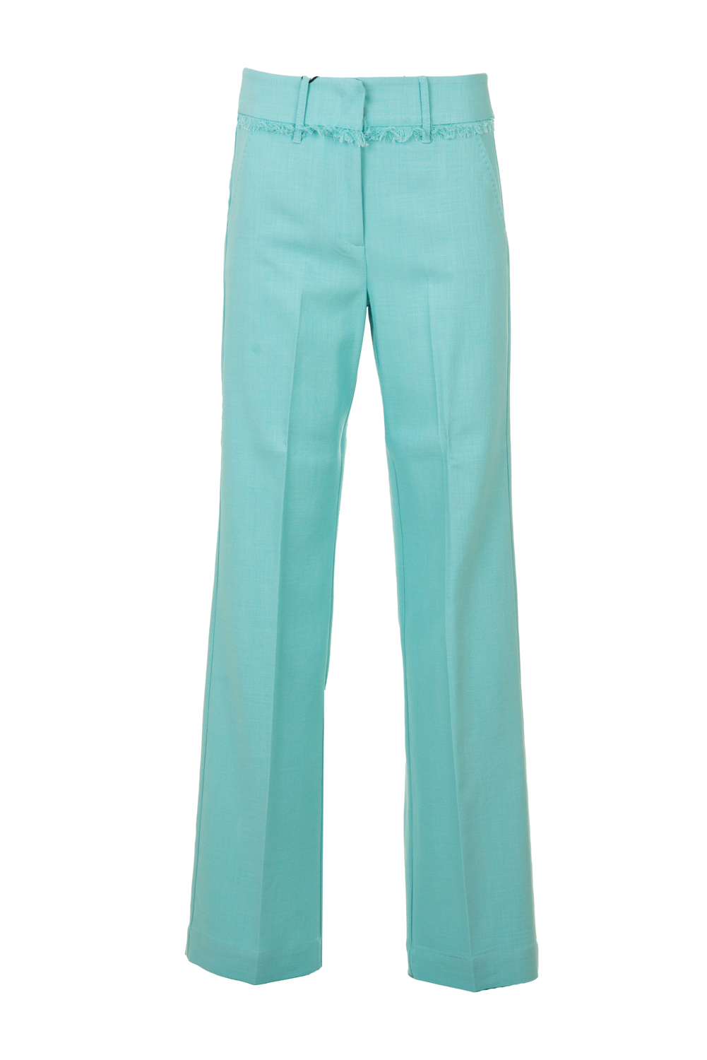 Tailored Trousers with Fringe Detail