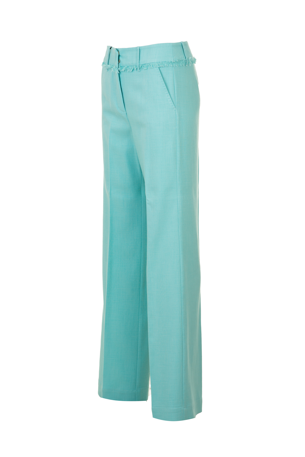 Tailored Trousers with Fringe Detail
