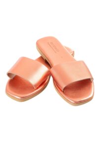 Image of Shiny Leather Slippers