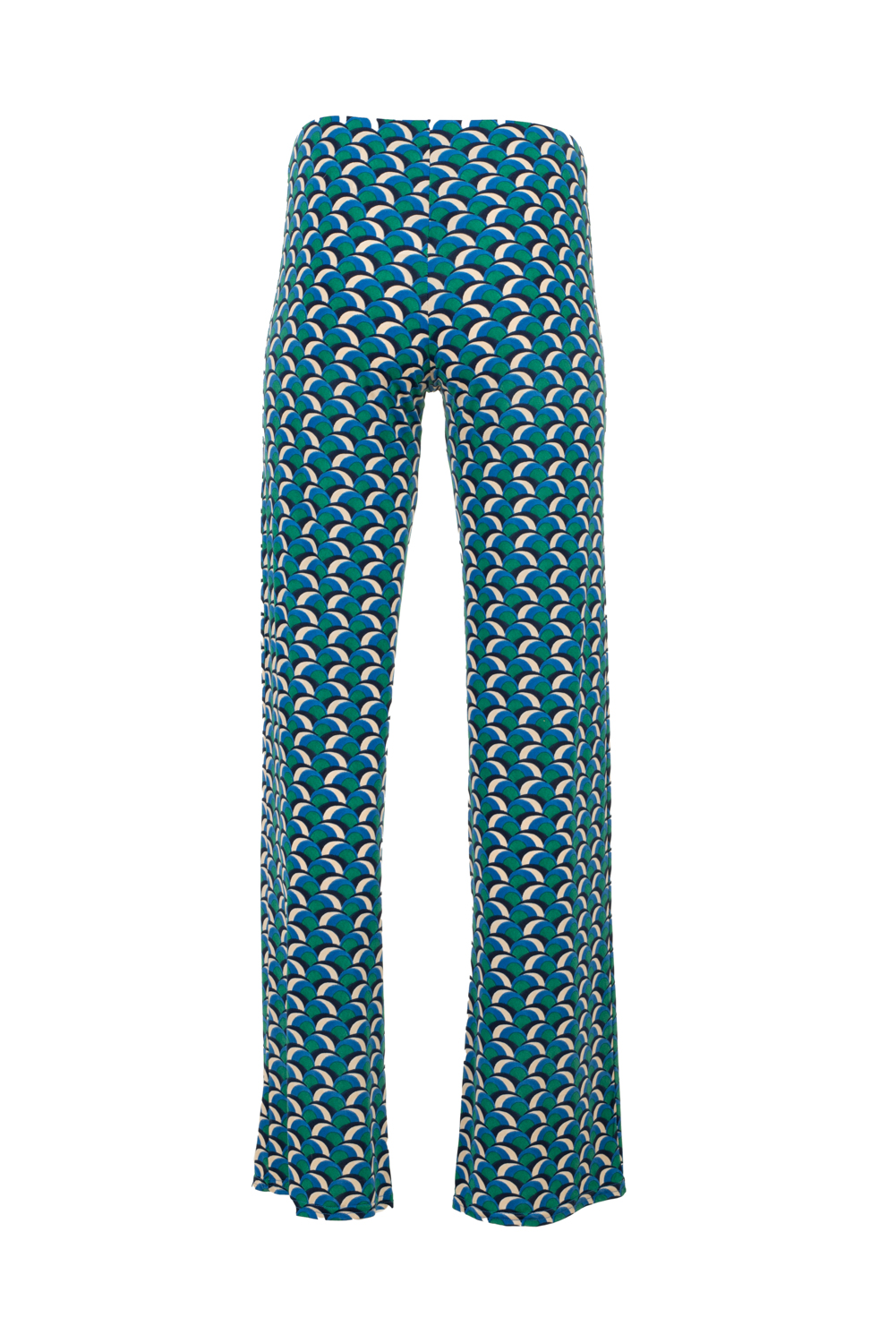 Printed Soft Trousers with Elasticated Waistband