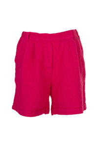 Image of Linen Shorts with Elasticated Back Waist