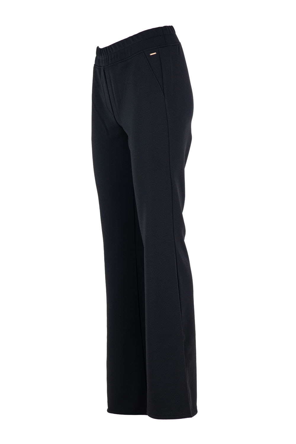 Stretchy Flare Soft Trousers with Elasticated Waistband