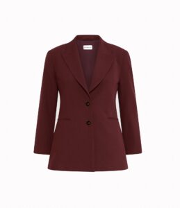 Image of Sharp Straight Fitted Hip Length Jacket – Marella