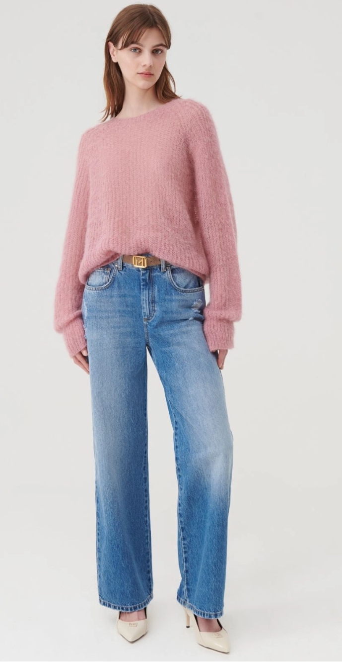 Textured Wooly Sweater -Marella