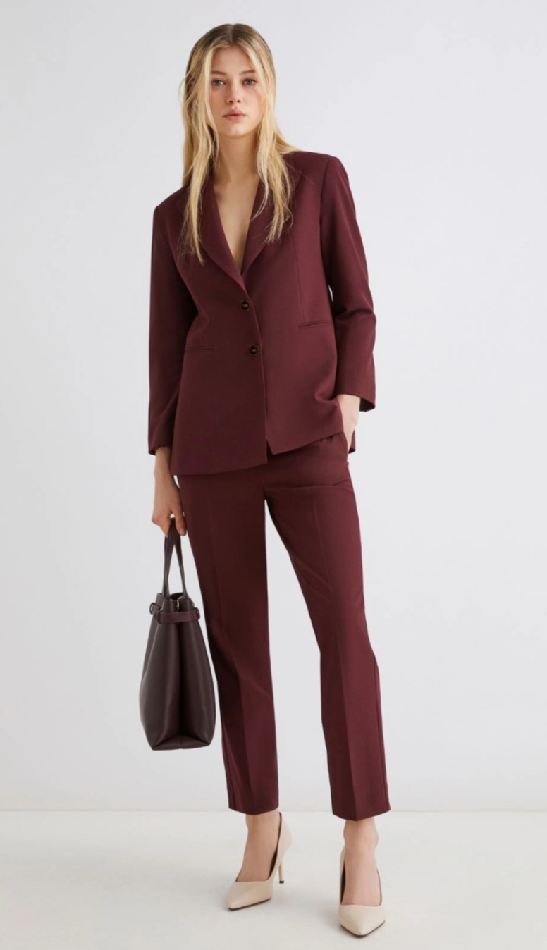 Sharp Straight Fitted Hip Length Jacket – Marella
