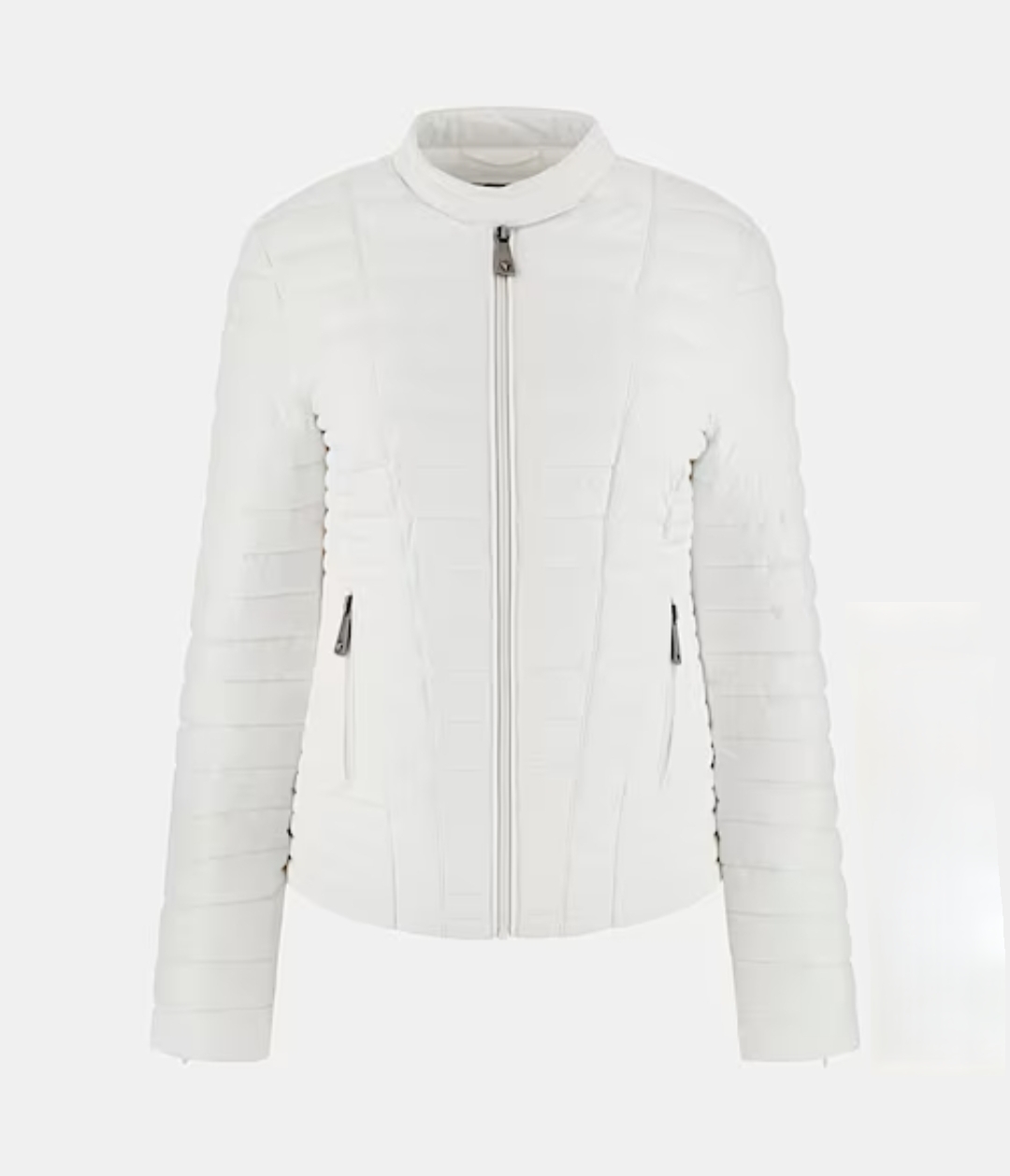 Fitted Quilted Jacket with Zip Details – Guess