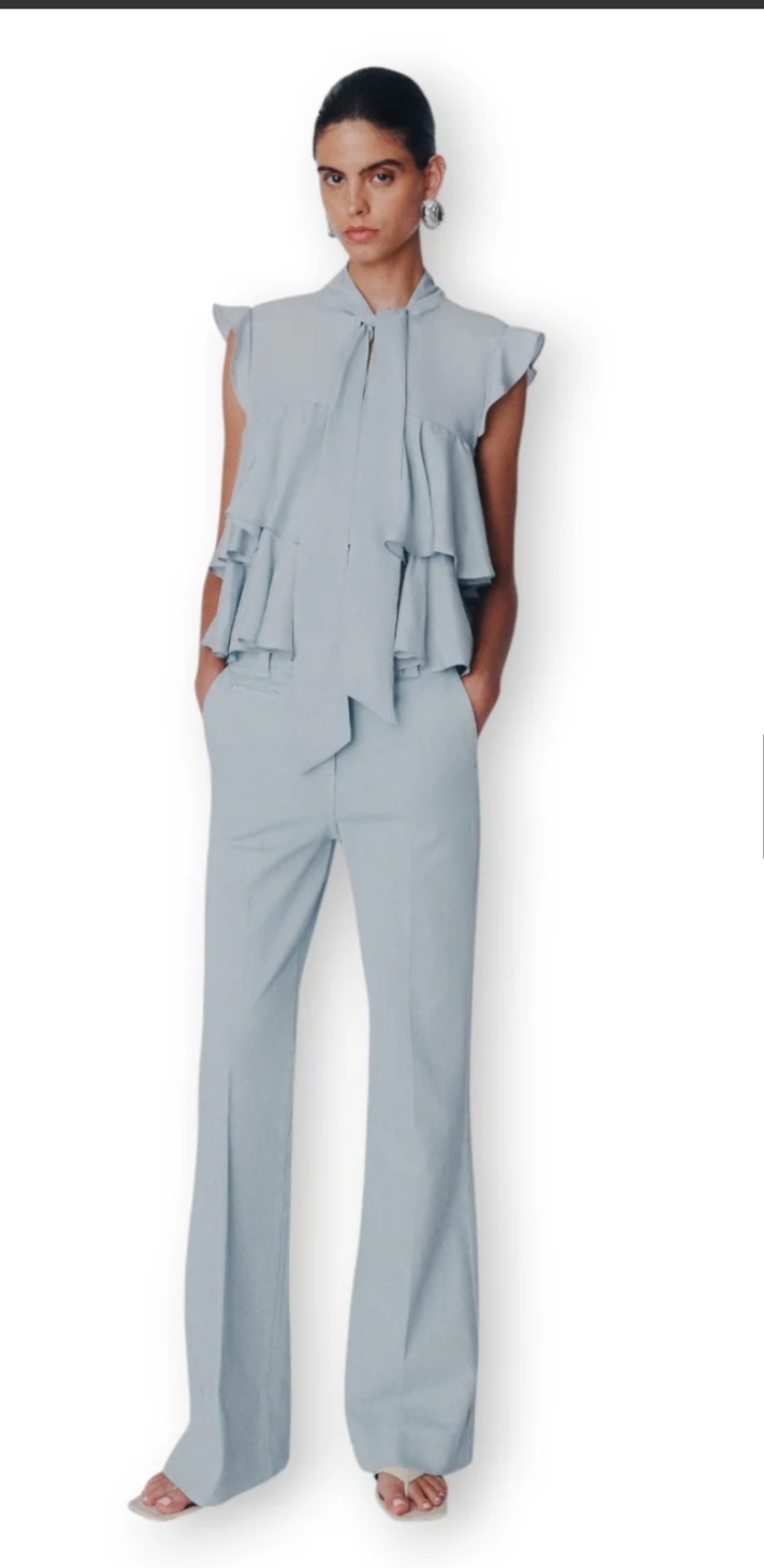 Wide Legged Denim Trousers with Side Pockets – Marella