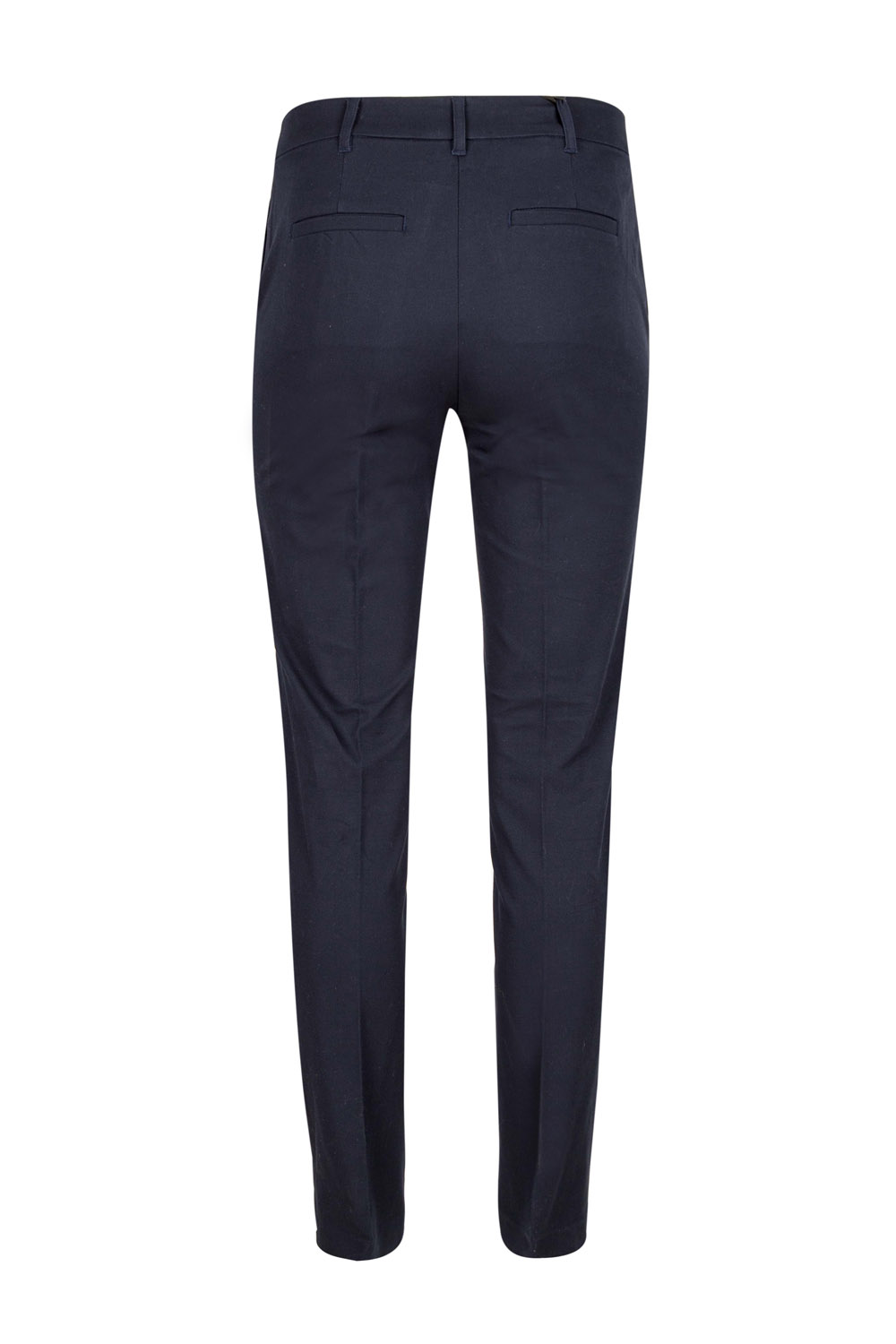 Straight Cotton Stretch Trousers