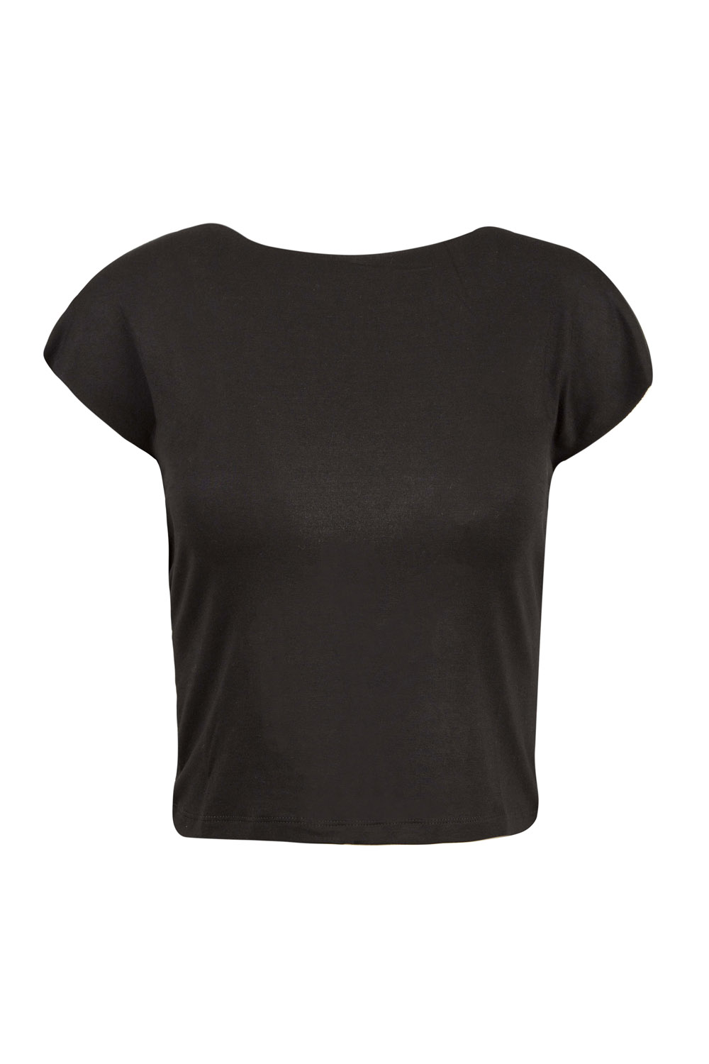 Cropped Top with Ruched Back