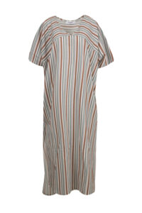 Image of Long Striped Kaftan Dress