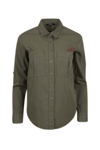 Image of Utility Style Shirt with Sleeve Detail