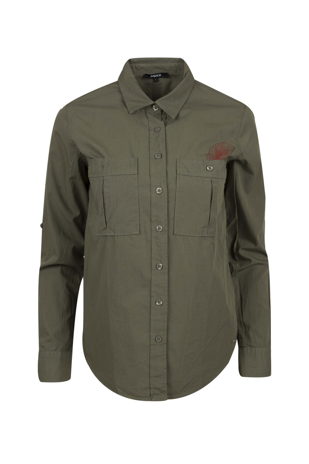 Utility Style Shirt with Sleeve Detail