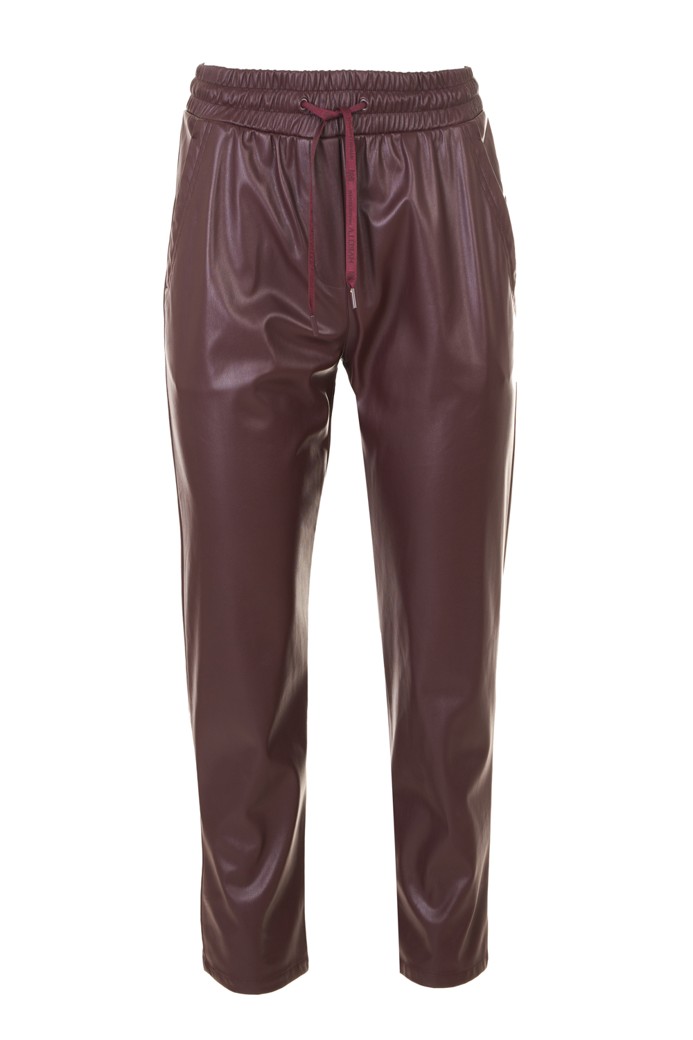Eco Leather Trousers with Drawstring Waistband (Marella)