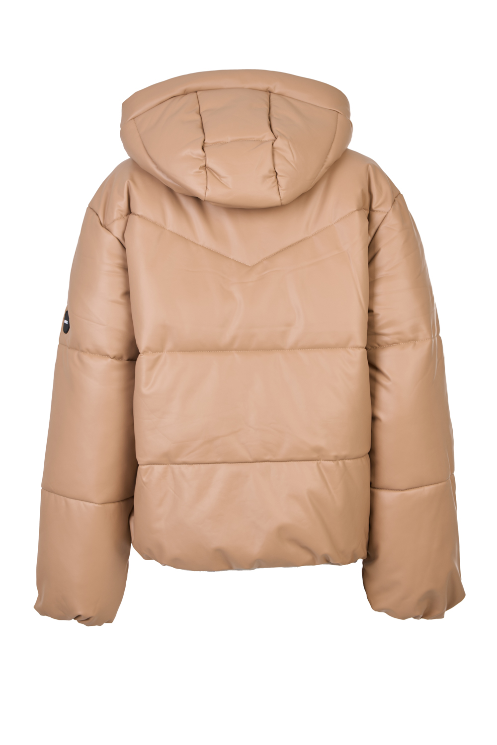 Faux Leather Hooded Puffa Jacket – Mexx