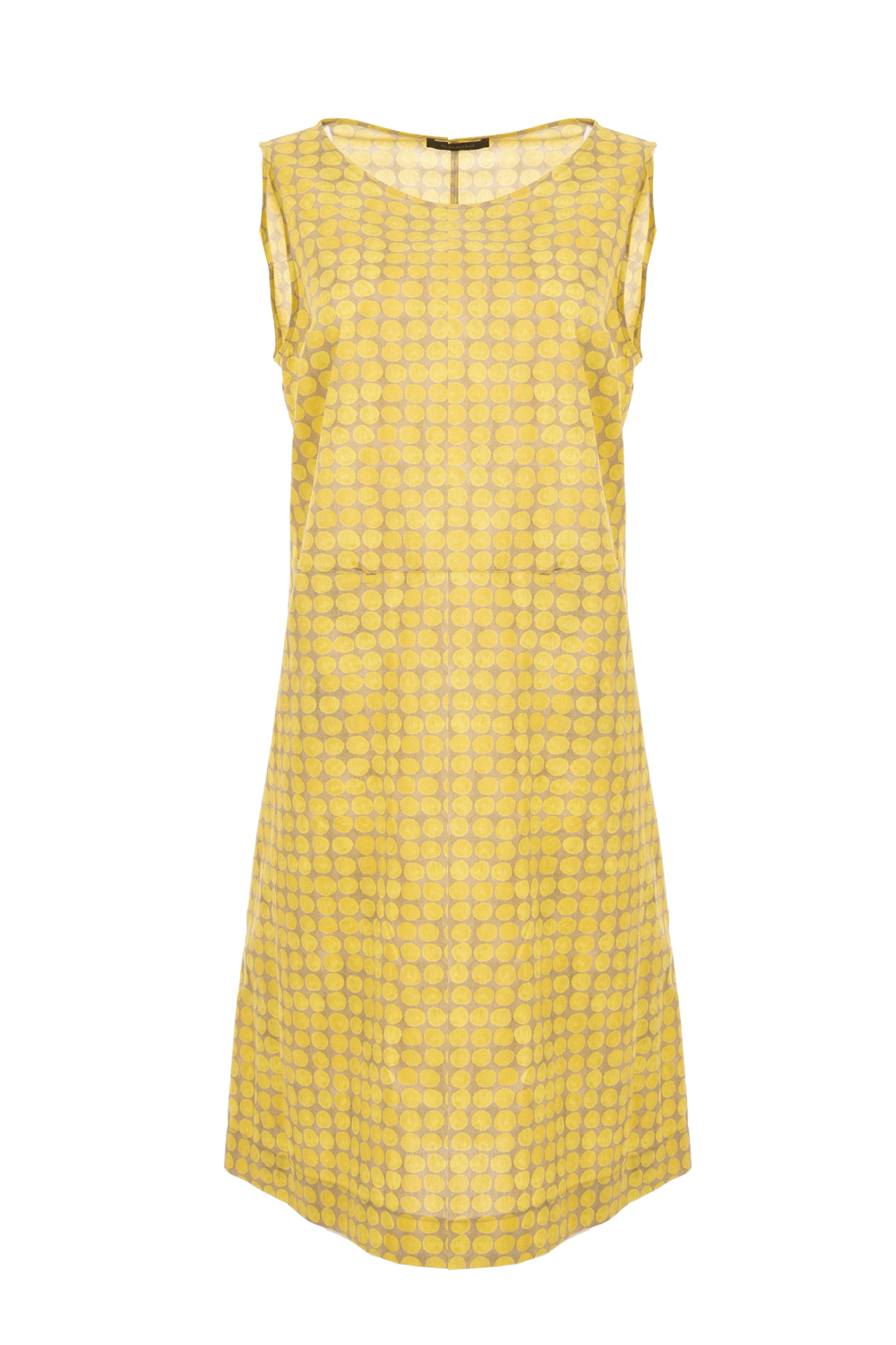 Polka Dot Shift Dress with Front Pocket (and Extra Sleeves)