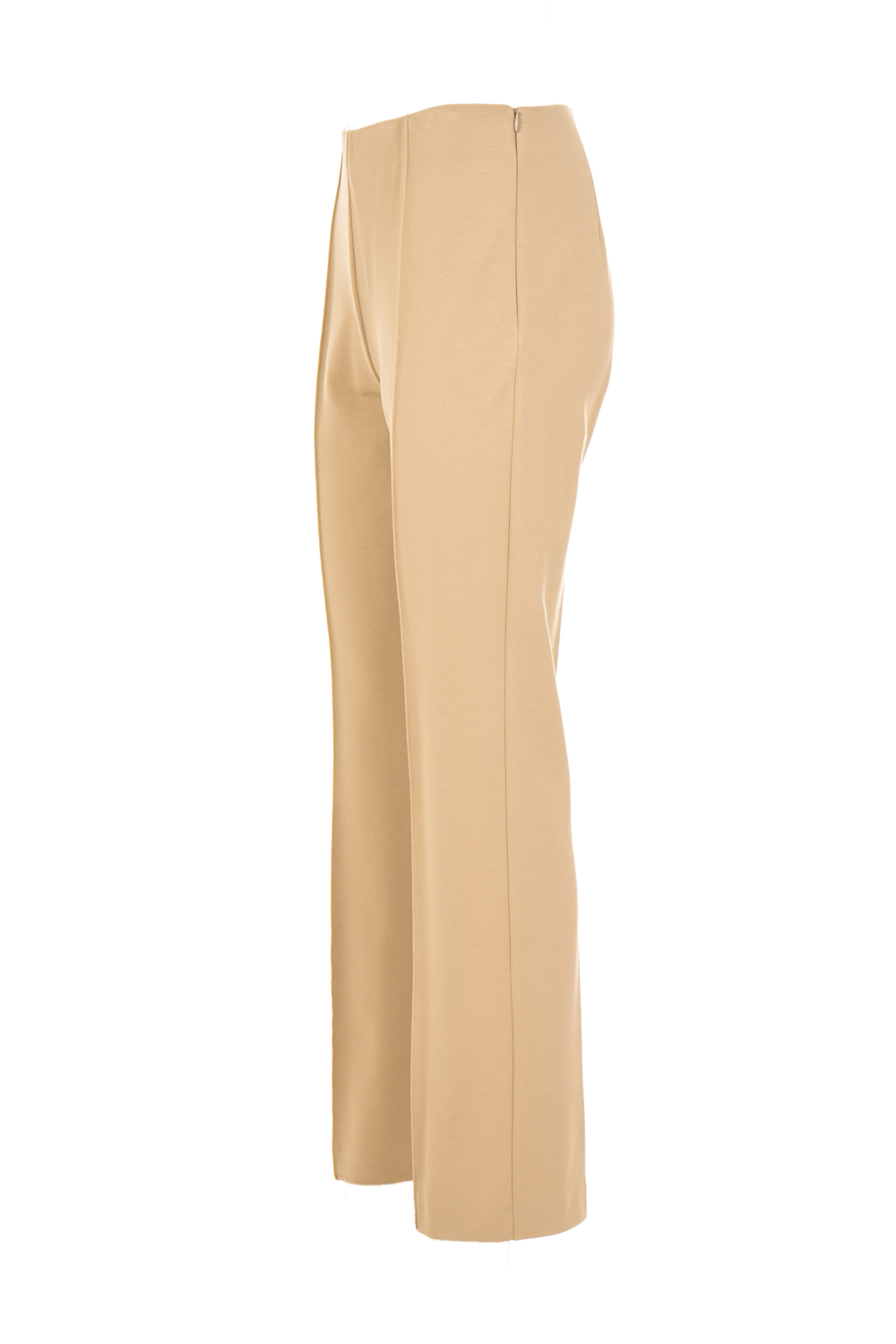 Jersey Trousers with Front Seam Detail