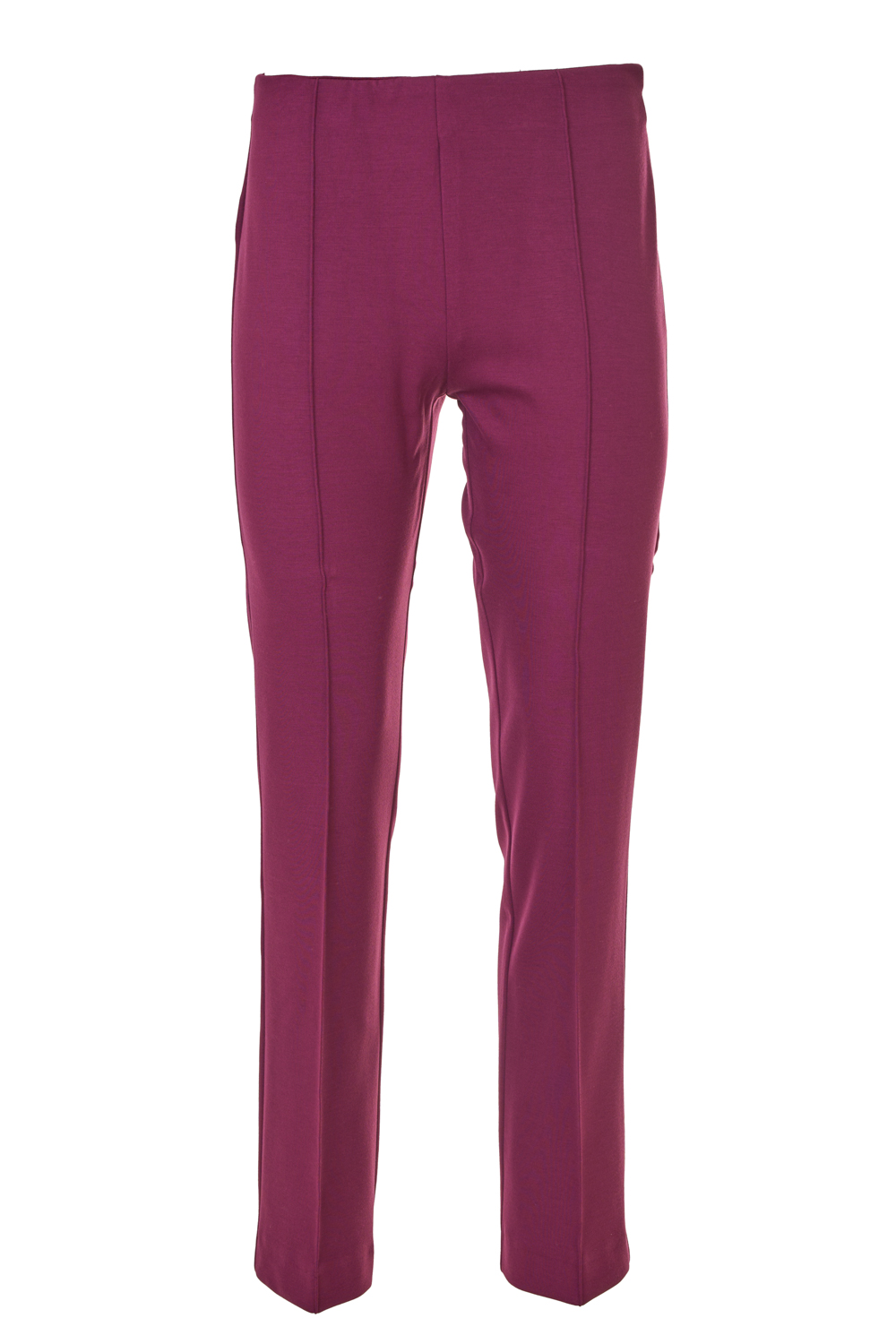Jersey Flare Trousers with Front Seam Detail – Caractere